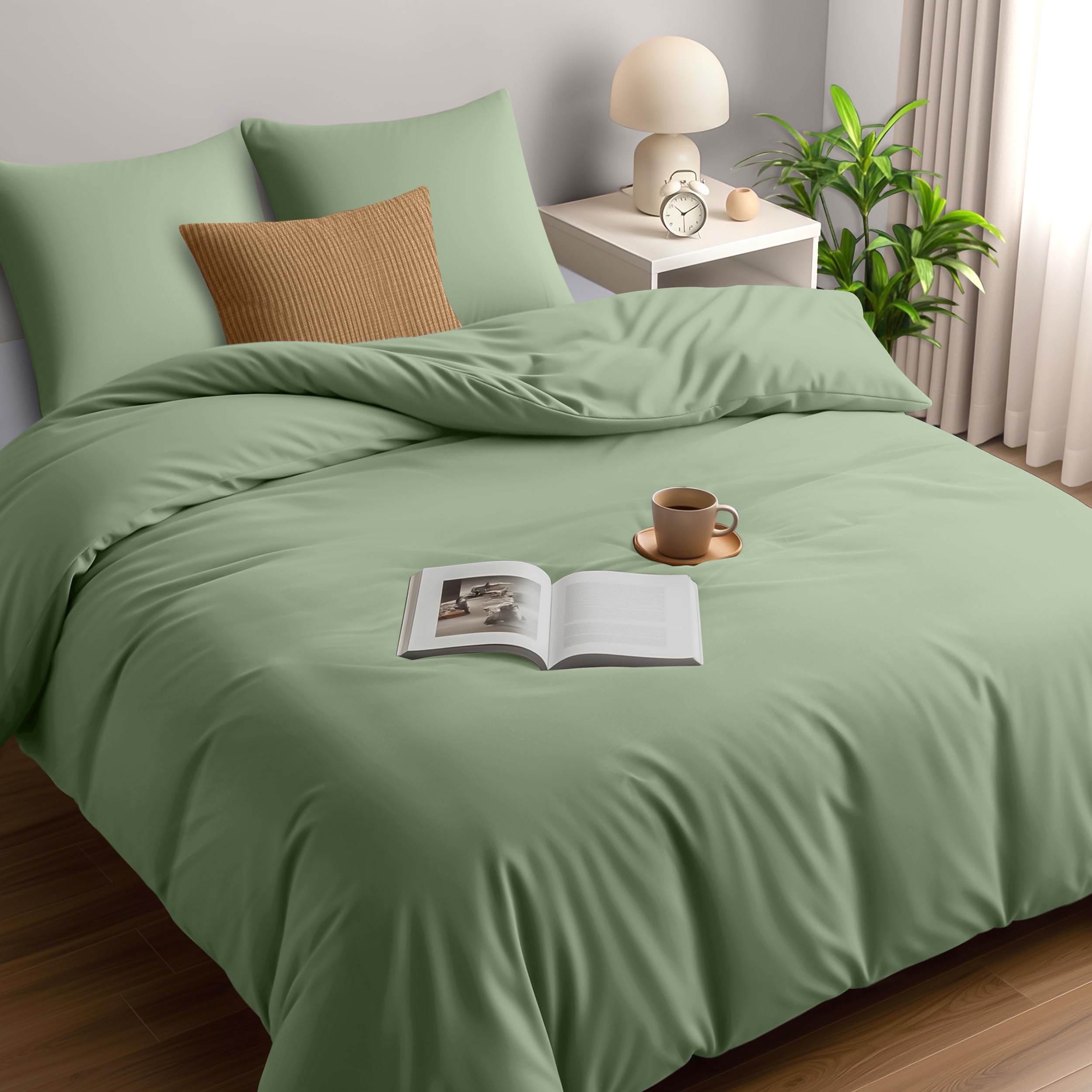 Utopia Bedding Duvet Cover Double - Soft Microfibre Polyester - Bedding Quilt Cover Set, with Pillow cases (Grey) — view 59