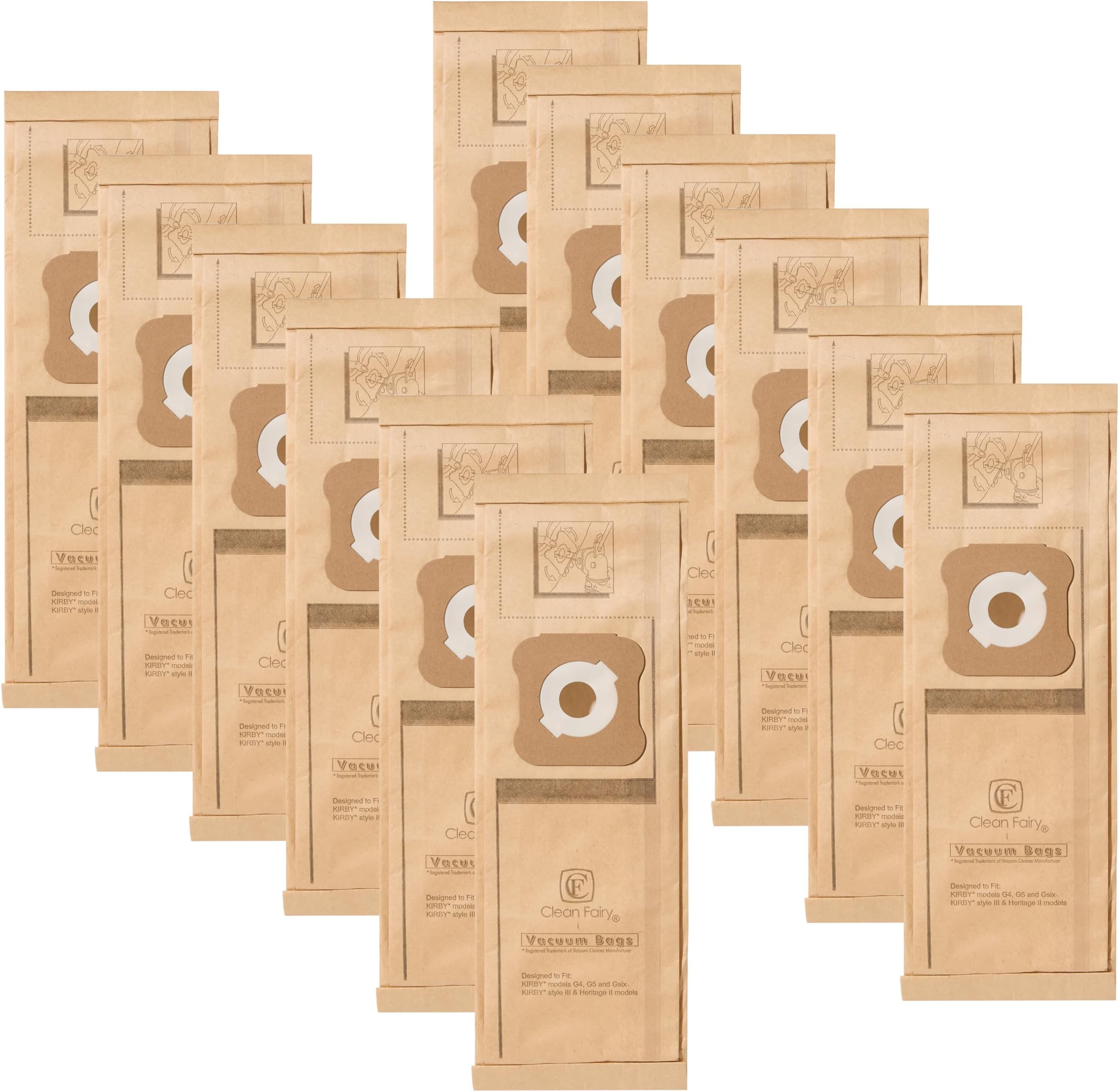 Amazon.com - Pack 12 Vacuum Bags for Kirby G3,G4,G5,G6,G7,Gsix,Ultimate ...