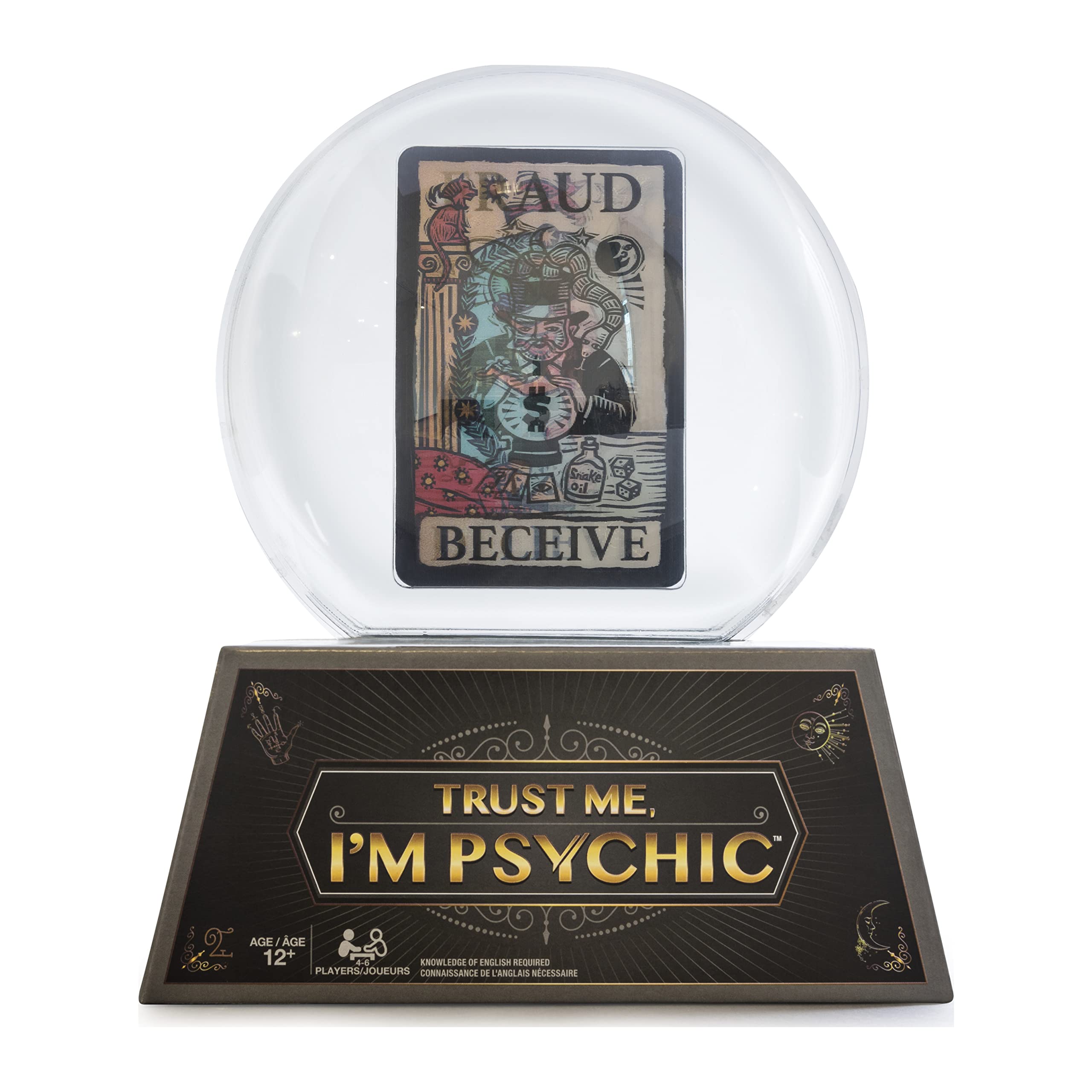 Trust Me, I’m Psychic Game, Fortune-Telling and Storytelling Party Game for Kids and Adults Aged 12 and up