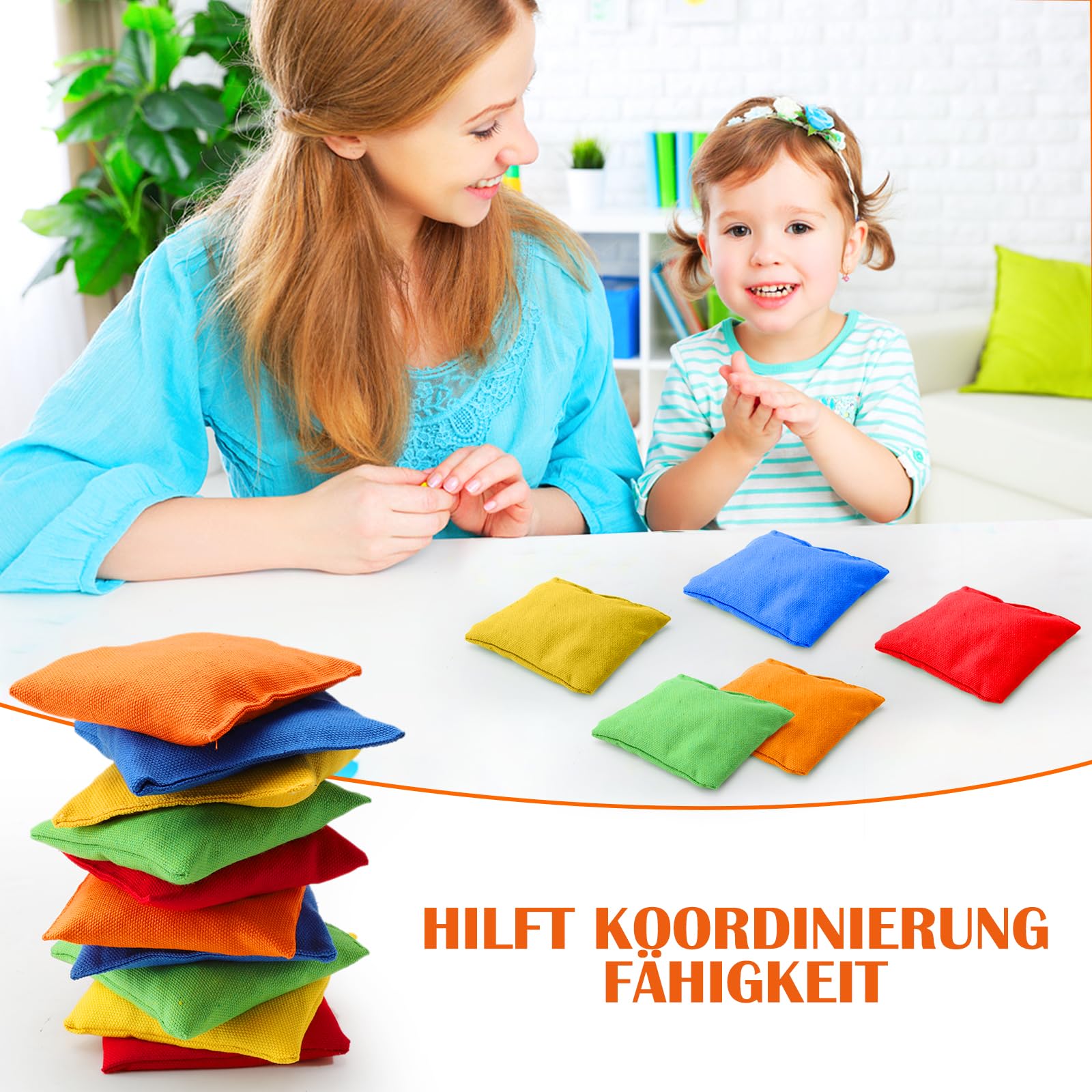 4 cornhole zakjes in eigen branding Zwart - Cornhole Nederland