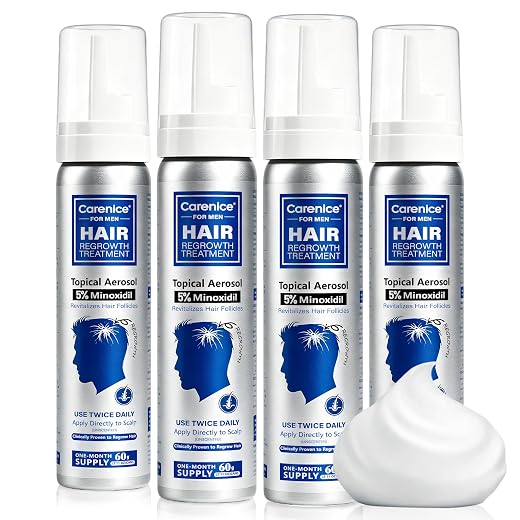 Topical Minoxidil Aerosol Foam 5% (4pk) for Hair Growth - $32.99