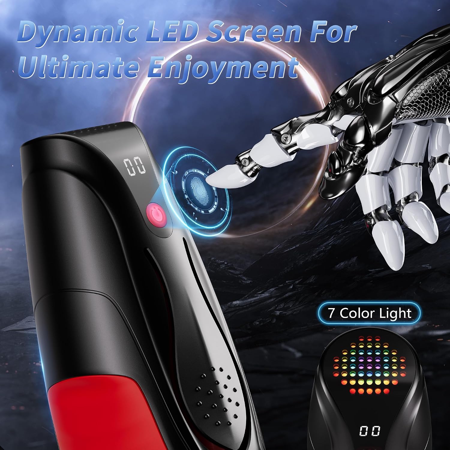 Zenvester Male Masturbator Sex Toys for Men Penis Pump Weighted