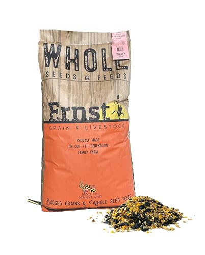 Ernst Grain & Livestock's Bird and Wildlife Feed – Perfect for Birds, Ducks, Squirrels, Turkeys, Rabbits, Geese, and Deer – Non-GMO Wild Animal & Bird Feed for Outside Feeders (46 Pound)