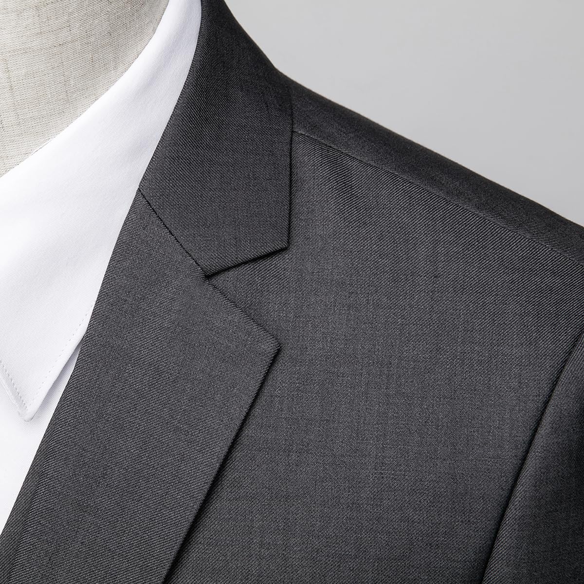 Allthemen Traje de Hombre de 2 Piezas de Ajuste Delgado de un Solo Pecho Trajes de Dos Botones Boda Pantalones de Chaqueta de Negocios