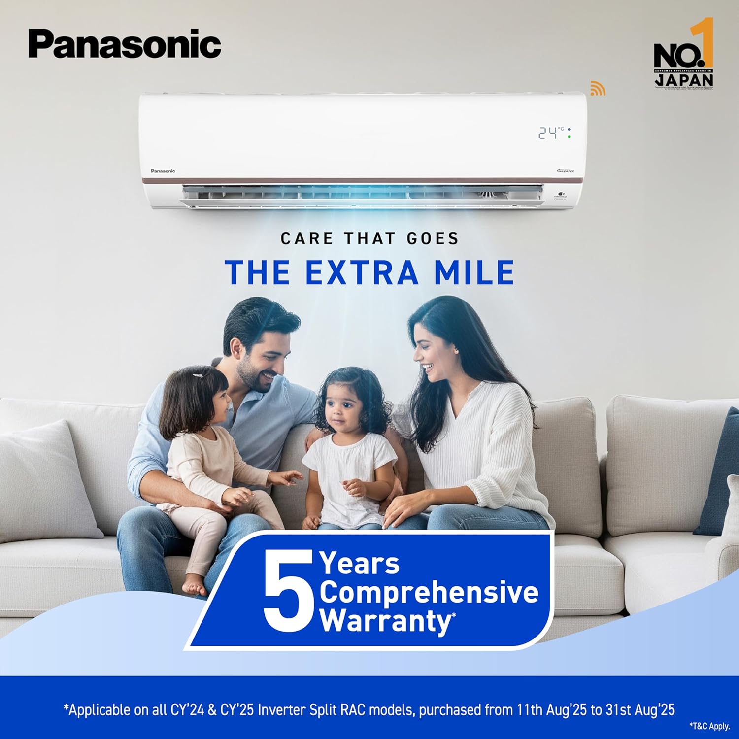 Review Panasonic 1.5 Ton 3 Star Premium Wi-Fi Inverter Smart Split 1 Review Panasonic 1.5 Ton 3 Star Premium Wi-Fi Inverter Smart Split