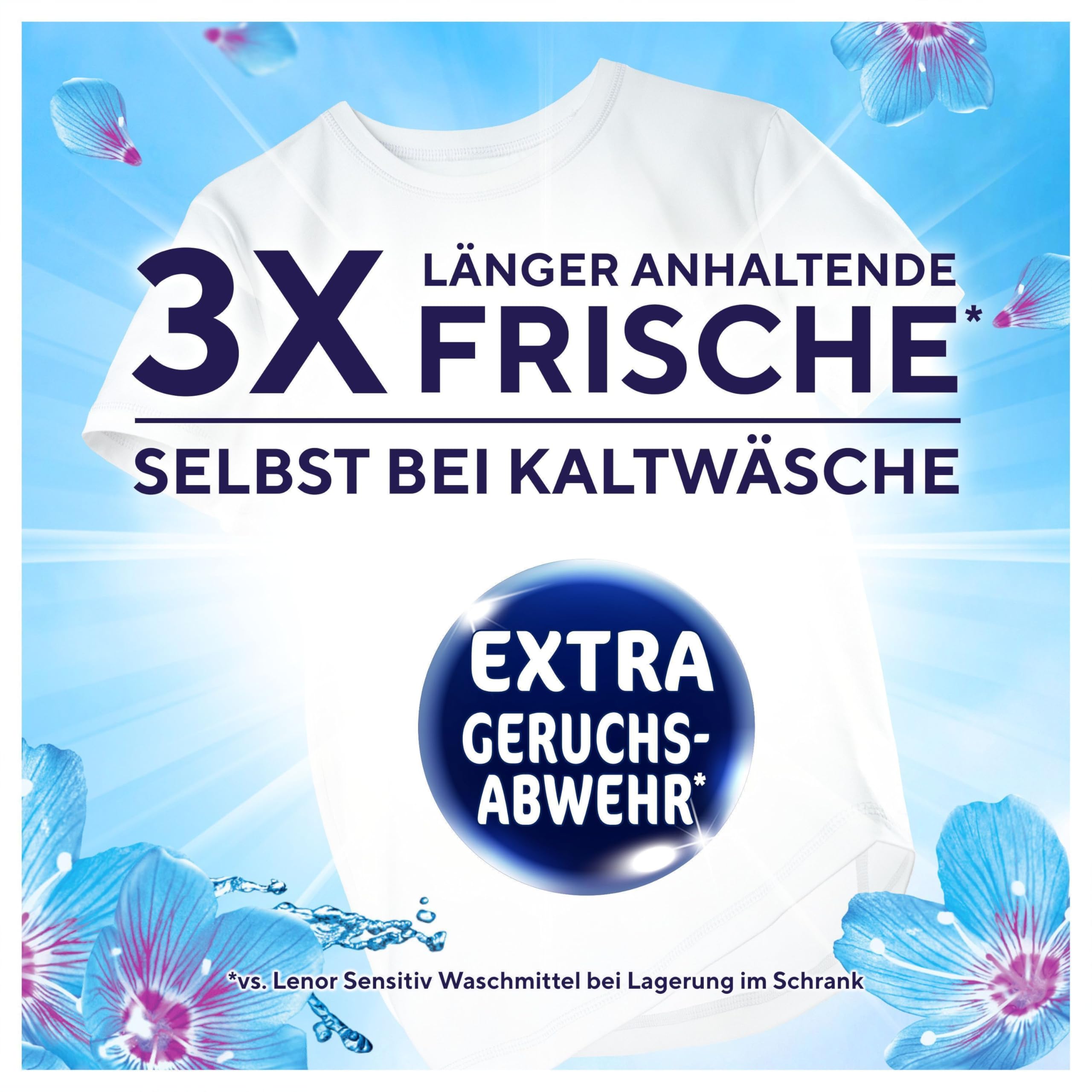 Lenor Universal Waschmittel Flüssig, 100 Waschgänge, Aprilfrisch, Lang Anhaltende Frische, Extra Geruchsabwehr Bei Kaltwäsche