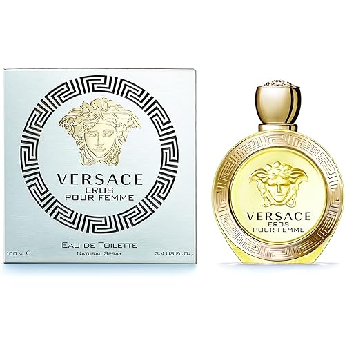 VERSACE Eros Eau de Toilette Spray for Women, 3.4 Ounce