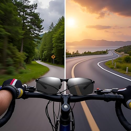 Miniatura 2 de Gafas de sol fotocrómicas polarizadas negras UV400 Gafas de sol deportivas Gafas de sol de día y noche Gafas de sol ultraligeras Gafas de sol Gafas