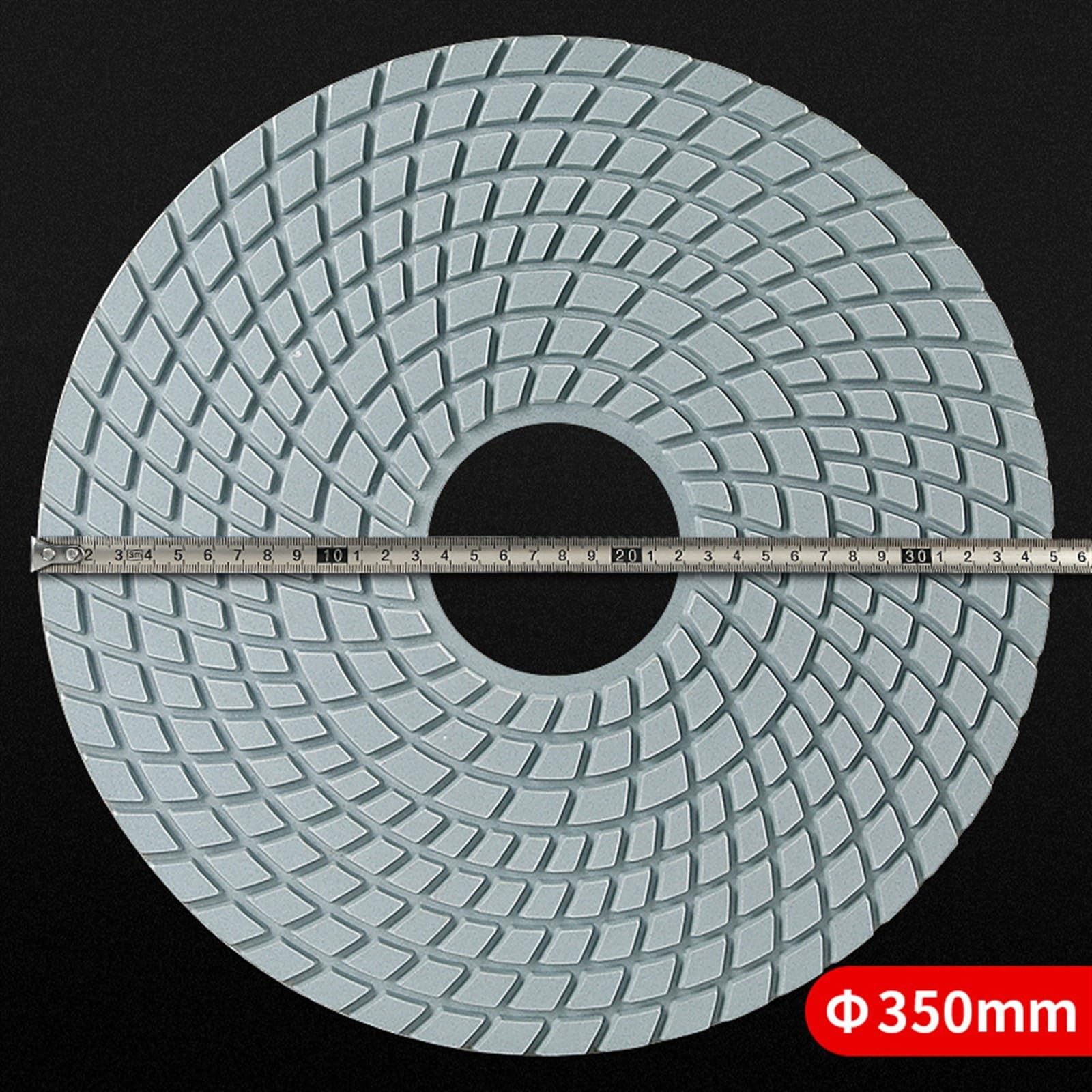 Discos de pulido de diamante con aglomerante de co Almohadilla de pulido de diamante húmedo, grano 50-3000 de 14 pulgadas, 350mm, for mármol, granito, piedra, cuarzo, hormigón(1000)