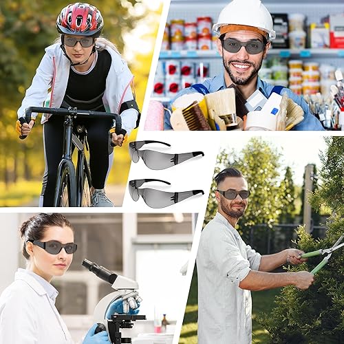 Miniatura 7 de Ansi Z87.1 Ansi Z87.1 - Gafas de seguridad transparentes a granel resistentes a los impactos, lentes protectoras para hombres y mujeres