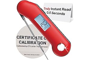 Professional Digital Meat Thermometer, Sub-Second Instant Read