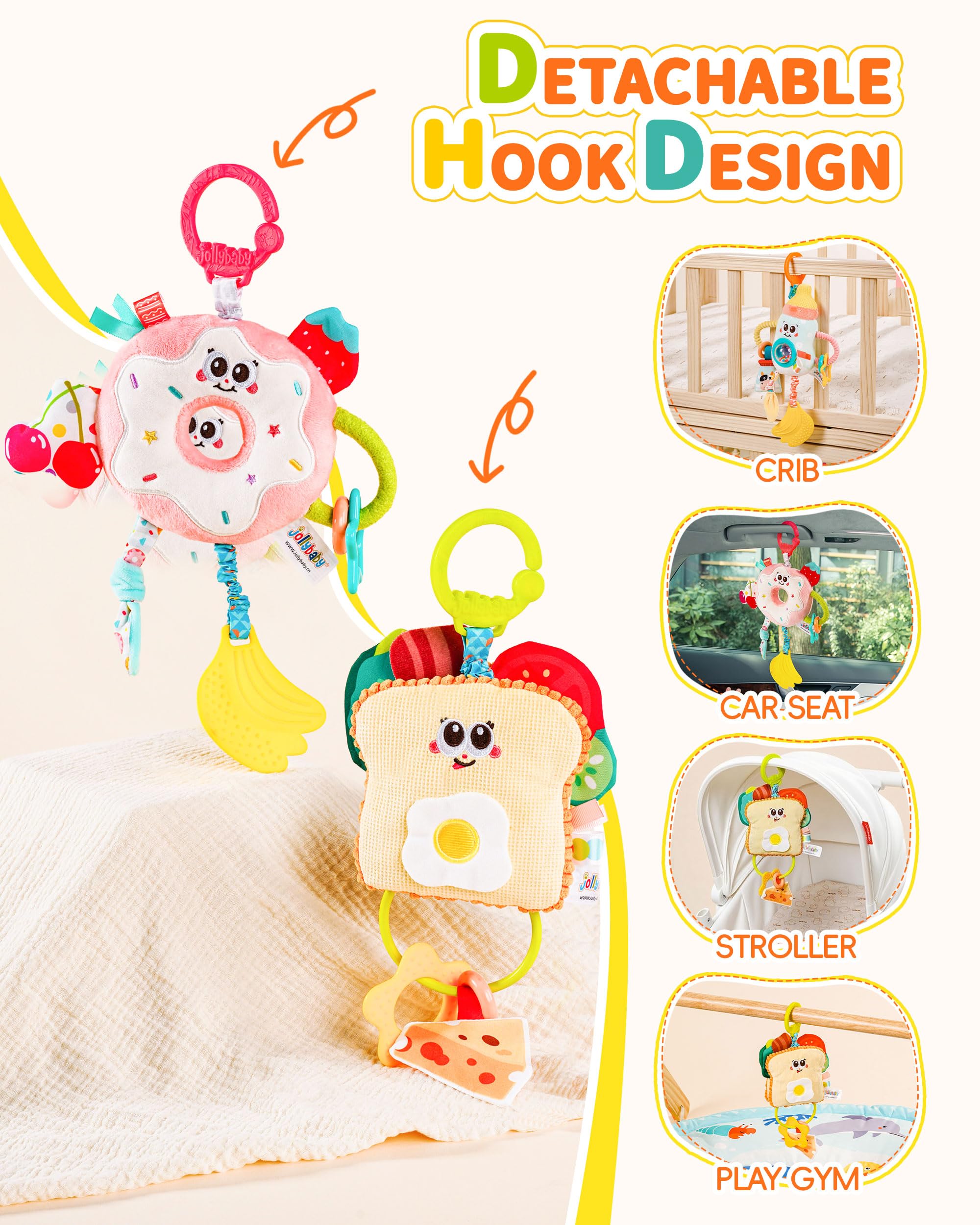 Amazon.com: Jollybaby Baby Pull Vibration Toy - Tummy Time Sensory Hanging Toys for Car Seat, Stroller, Crib & Play Gym, with Babies Rattles & Teether, Airplane Travel Toys for Toddlers Gift - Amazon.com: Jollybaby Baby Pull Vibration Toy - Tummy Time Sensory Hanging Toys for Car Seat, Stroller, Crib & Play Gym, with Babies Rattles & Teether, Airplane Travel Toys for Toddlers Gift -