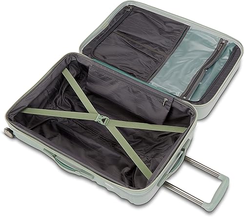 Miniatura 3 de American Tourister Cascade Hardside - Maleta giratoria rígida ligera, Verde salvia