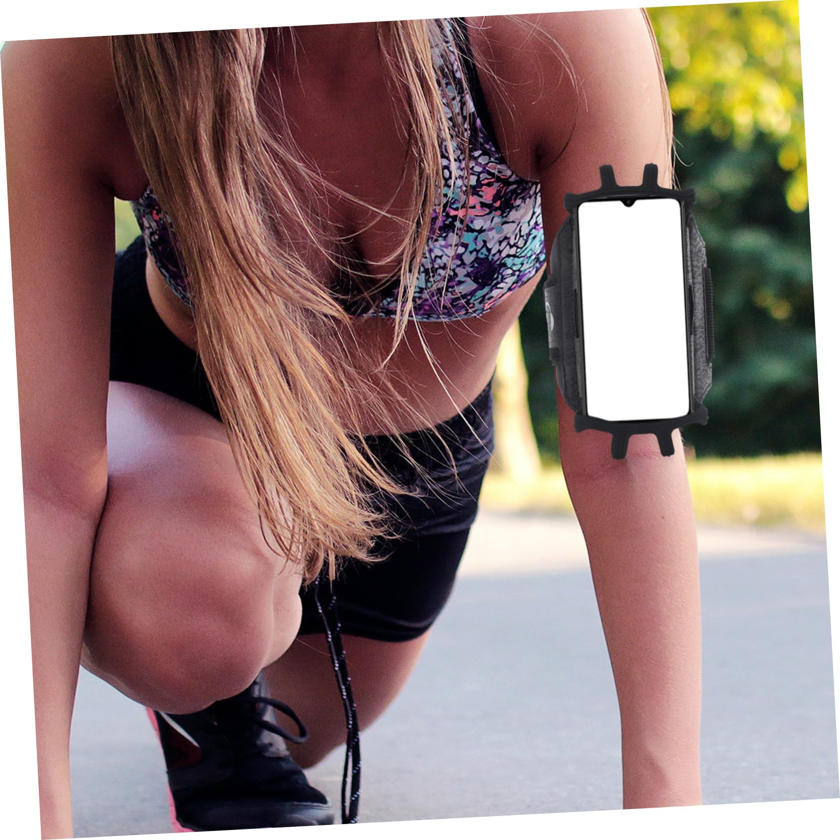 HEMOTON 3pezzi Armband Per Smartphone Supporto Per Corsa Jogging e Attività Sportive Fascia Traspirante Per Esercizi All Aperto Compatibile Con Tutti Modelli Di Telefono