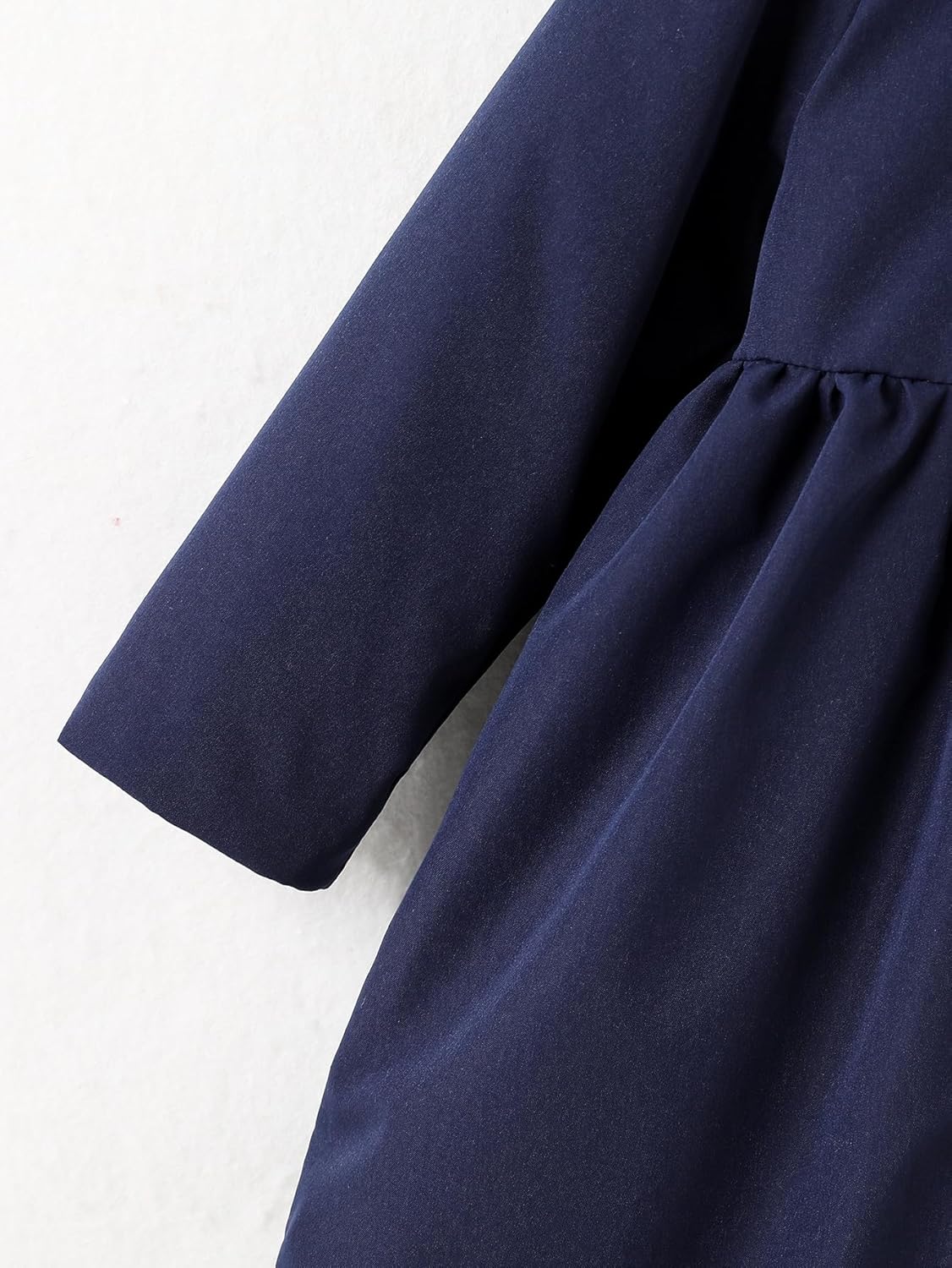 SOLY HUX Toddler Girl's Double Breasted Long Sleeve Trench Coat Teddy Lined Outerwear Winter Pea Coats - Image 5