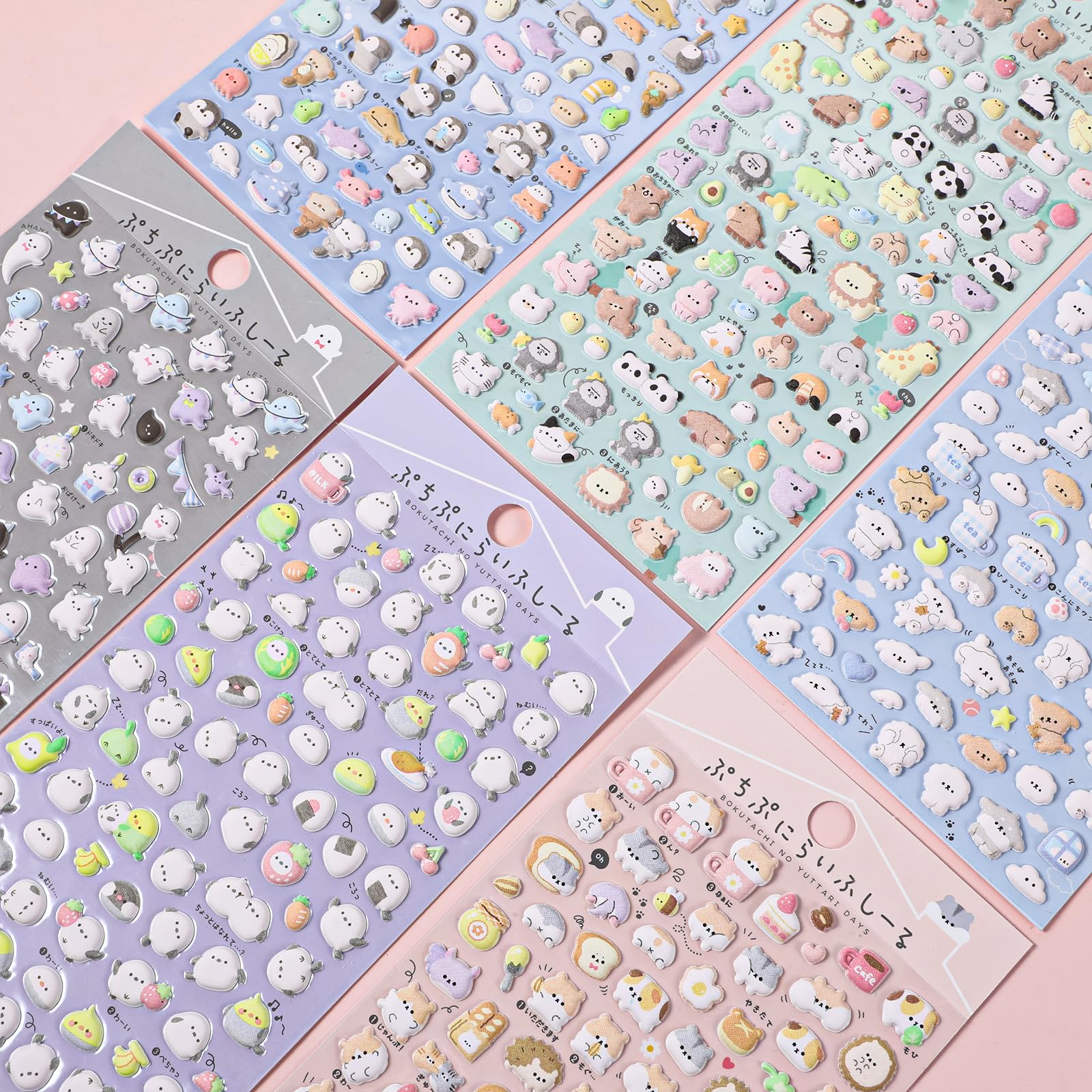 Cute Mini Puffy Stickers for Kids 600+ - Image 3