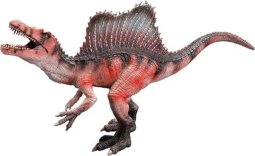 Miniatura 4 de Gemini&Genius Spinosaurus - Juguete de dinosaurio para niños, figura de acción realista de espinosaurio con mandíbula móvil, regalo de exhibición,