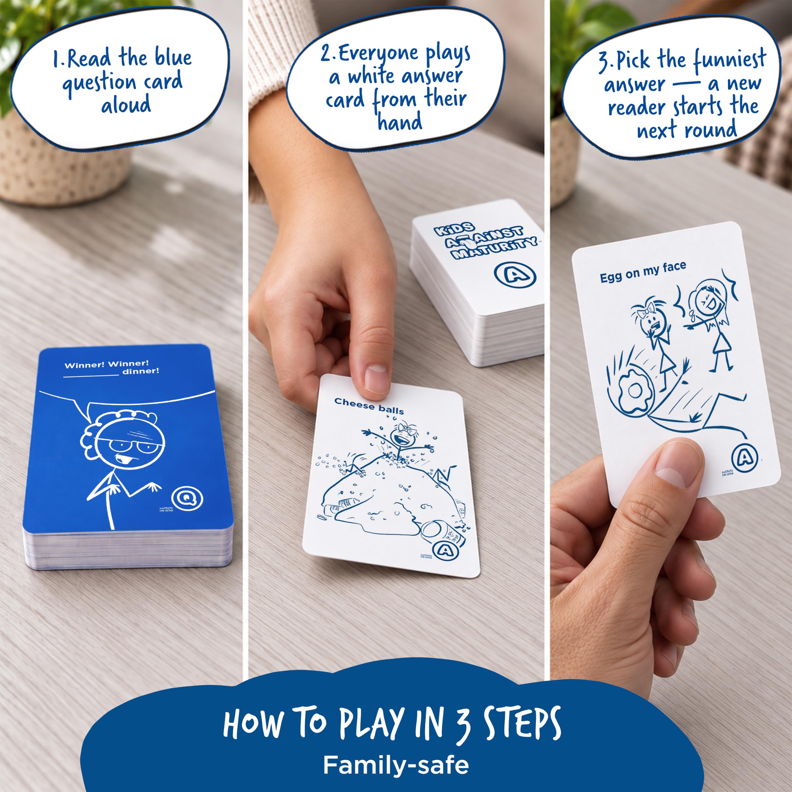 Kids Against Maturity Card Game, Fun Family Games for Ages 8-12 and Adults — Amazon image 4