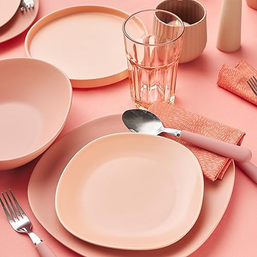 Miniatura 4 de Stone lain Delilah - Juego de platos de ensalada de 6 piezas, porcelana, melocotón