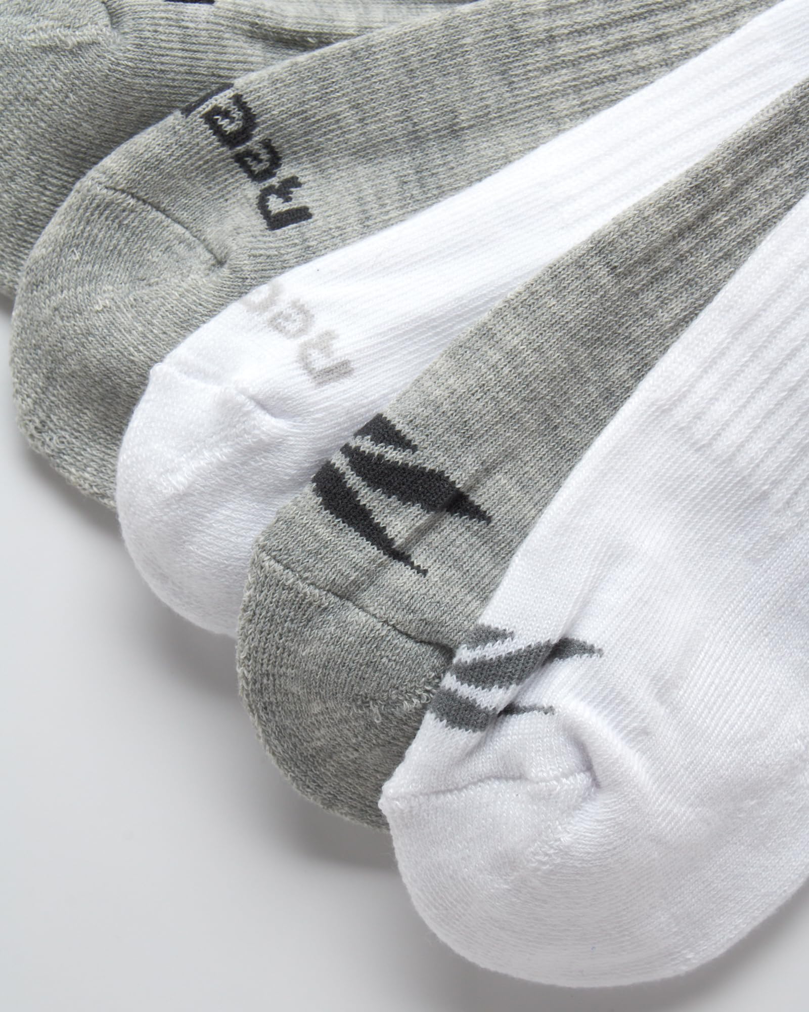 Reebok Calzini sportivi da uomo, confezione da 5 paia di calzini sportivi imbottiti per l'umidità, con cuciture rinforzate (38-44)