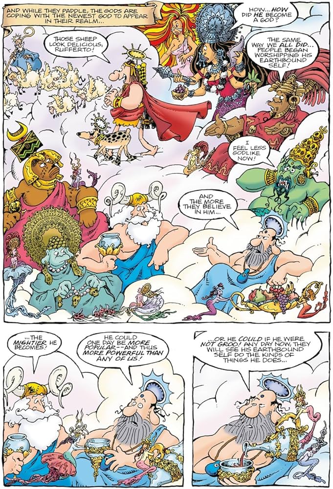 Amazon.com: Groo: Gods Against Groo: 9781506702391: Aragonés