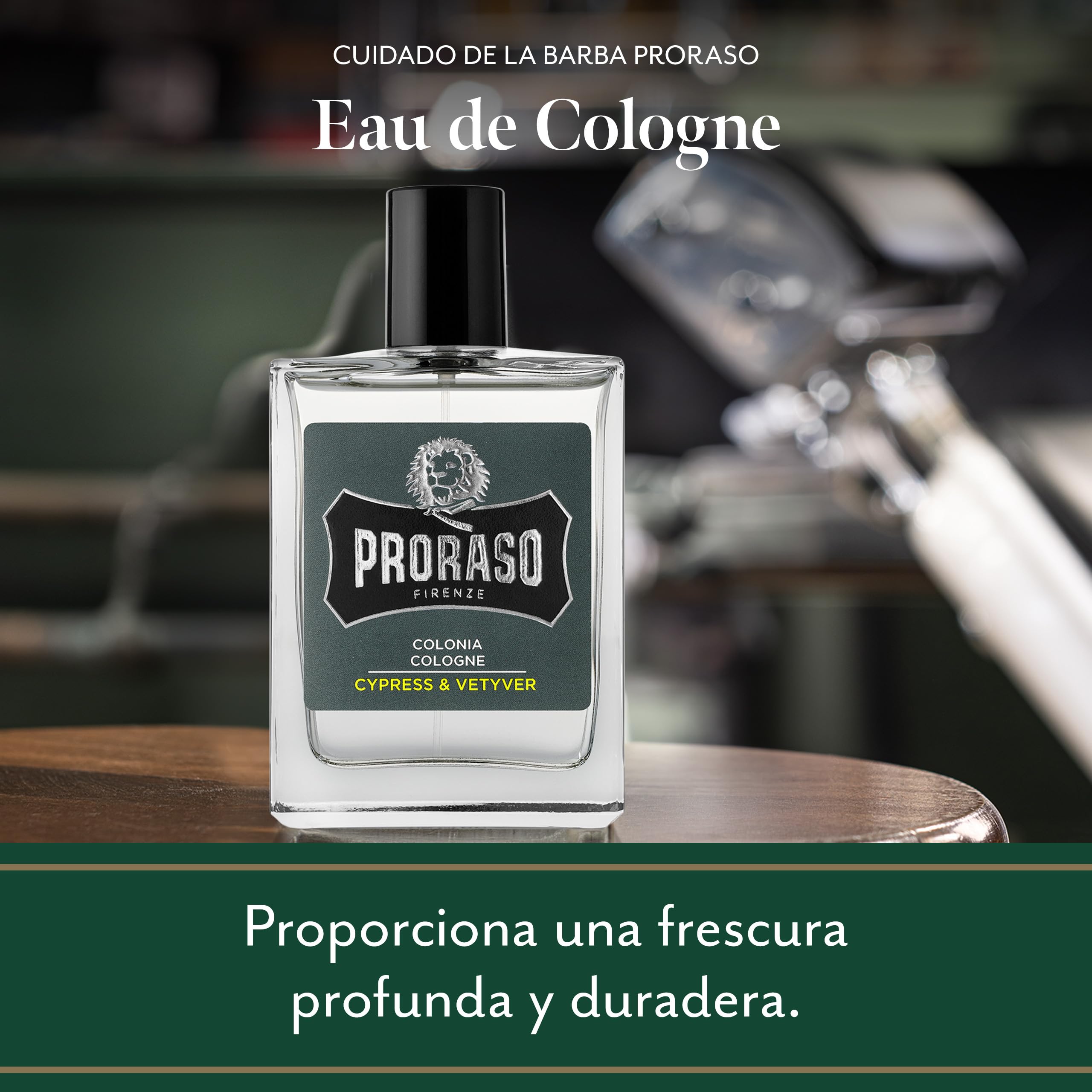 Proraso Colonia con Aroma Ciprés y Vetiver, 100 ml, 315 g