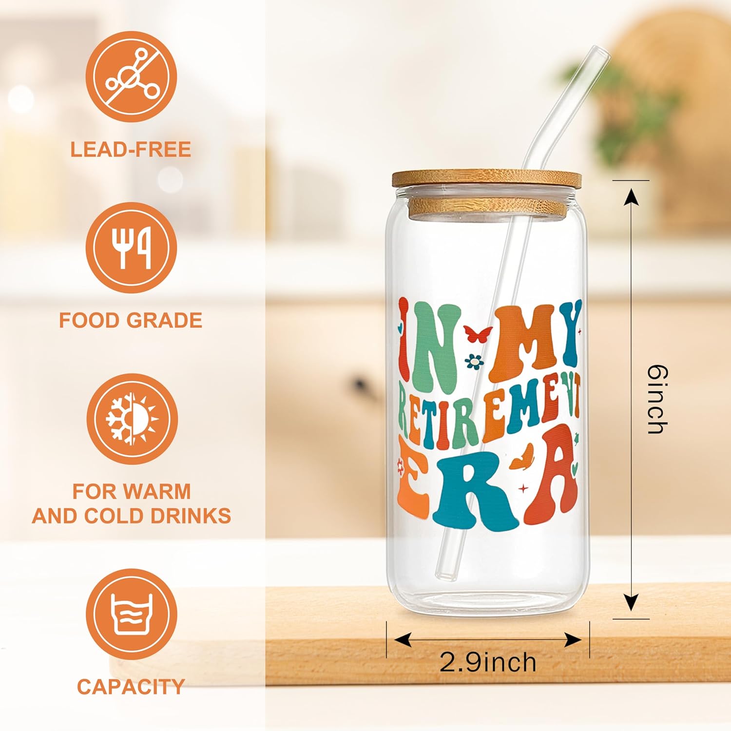 Best Retirement Gifts for Women 2026, Best Retirement Gifts for Women Coworker, Teacher, Happy Retired Ideas Gifts for Grandma Nurses Mom Friends Coworkers Farewell Leaving Going Away Gift - Image 3