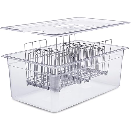 Sous Vide Sous Vide Container met deksel en rek voor sous-vide Stick