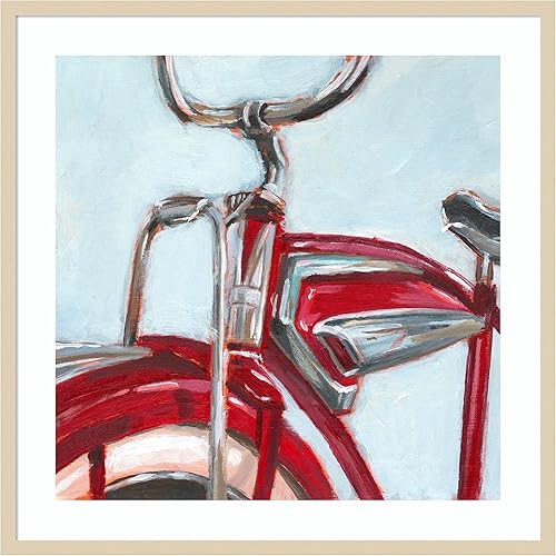 Miniatura 6 de Amanti Art Framed Wall Art Print 21x21 Retro Cycle II by Ethan Harper, Abstract Wall Art, Mid Century Modern Decor, Medium Poster Painting Artwork