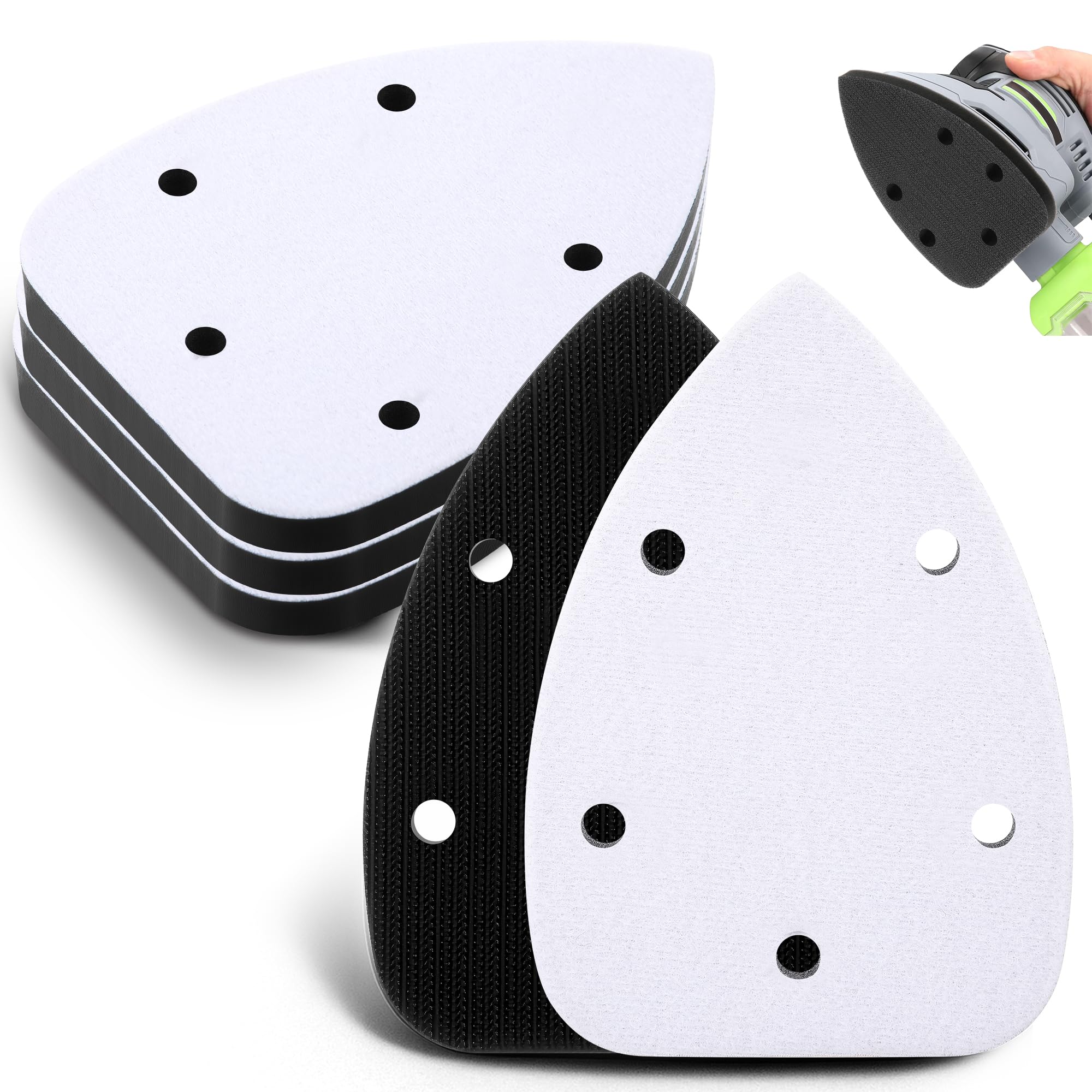 Ryobi Sanding Pads - 8 Foam Backing Pads -9