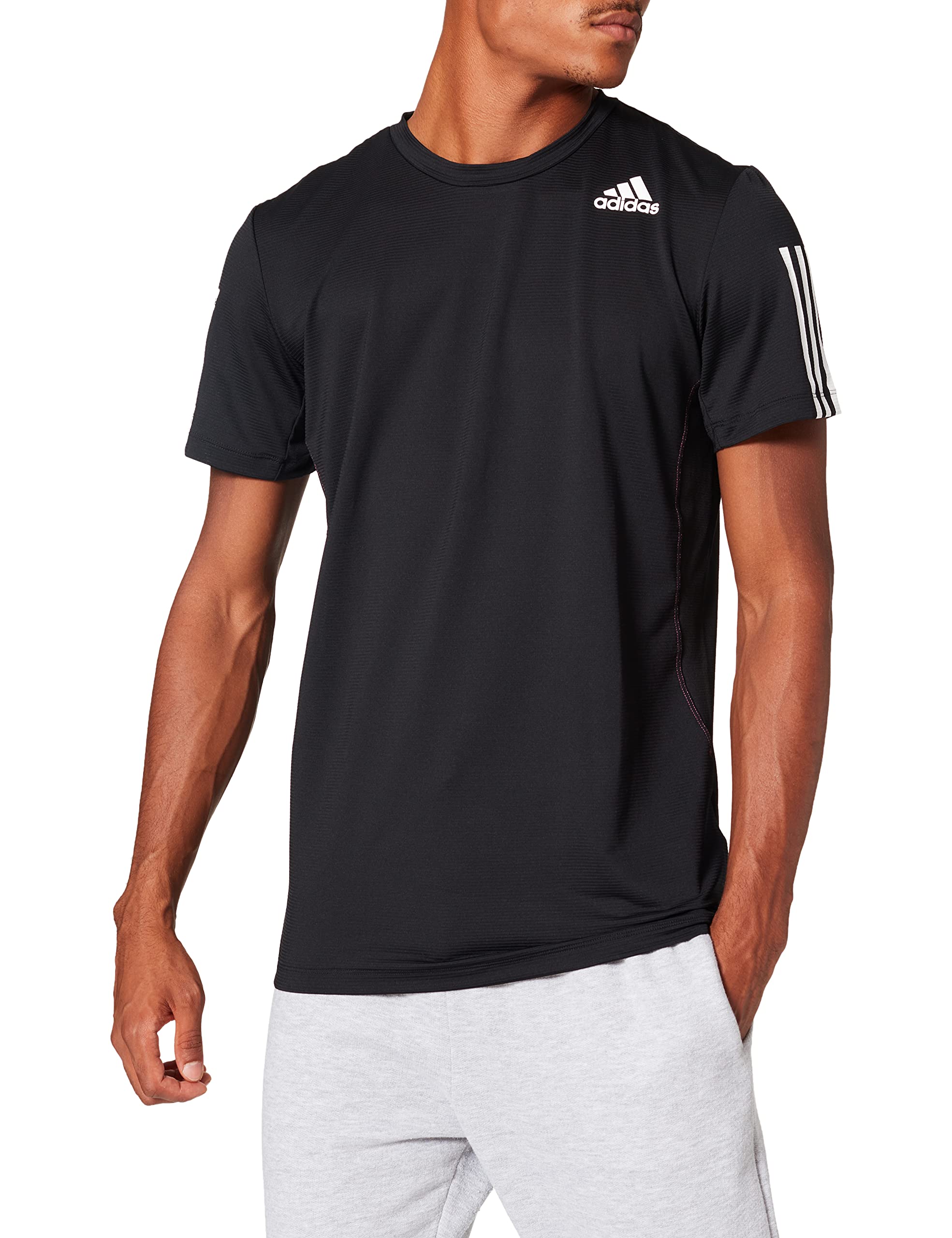 adidas Men's Aero3s Tee Pb T-Shirt Black : Amazon.com.au: Clothing, Shoes \u0026  Accessories