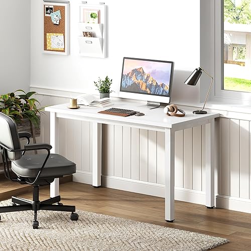 Miniatura 4 de Need Escritorio pequeño de 39.4 pulgadas, resistente para espacios pequeños, escritorio de computadora pequeña, escritorio para adolescentes, mesa