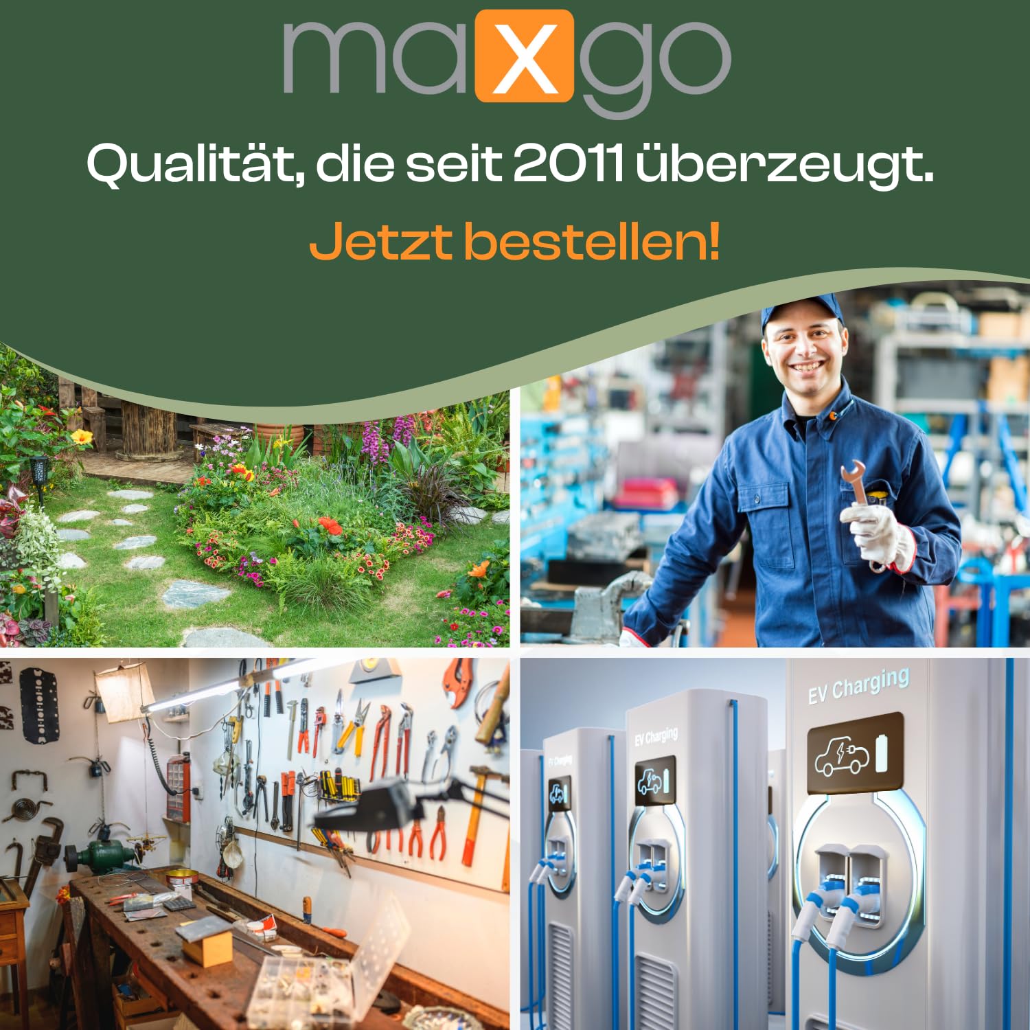 Adapter Schuko Stecker 230V auf CEE 16A 5-polig Kupplung 0,5m Starkstrom Stromadapter Schutzkontakt Ladekabel Elektroauto Adapter Verlängerungskabel IP44