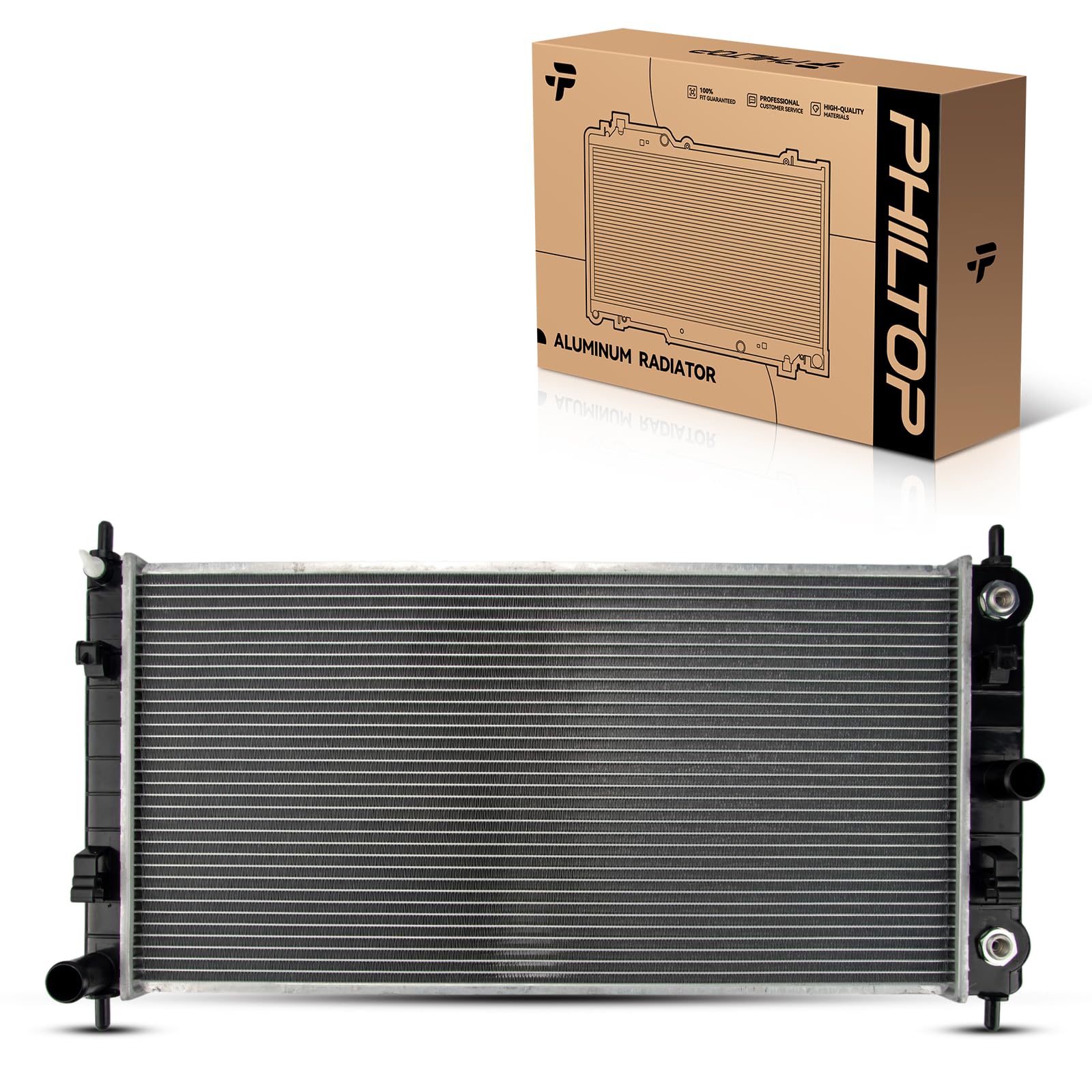 PHILTOP CU2864 Automotive car Radiators for 2011-2012 Malibu, 2008-2010 Malibu 2.4L, 2006-2010 G6 2.4L, 2008-2010 Malibu 3.6L, 2009 Aura, 2007-2008 Aura 3.6L, 2007-2008 Aura 2.4L, 2007-2009 G6 3.6L