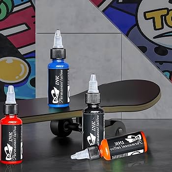 Amazon.co.jp: タトゥーキット 14個 タトゥーインク 14色セット