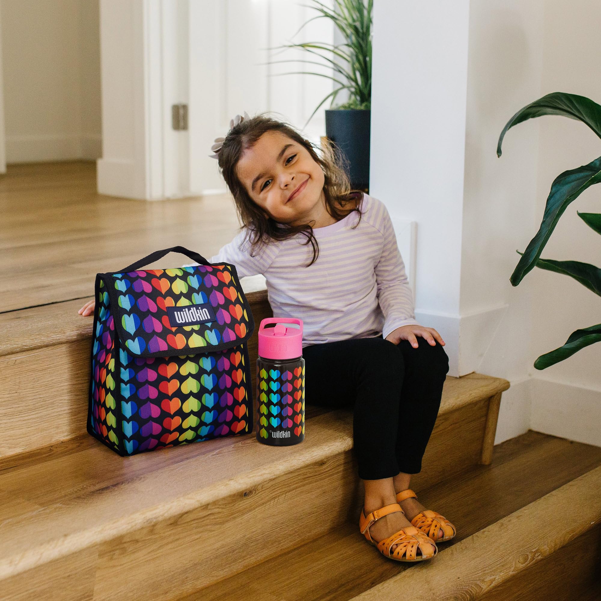 Wildkin Niños aislados Bolsa de Almuerzo para niños y niñas, tamaño envasado en Caliente o frío Aperitivos para la Escuela y Viajes