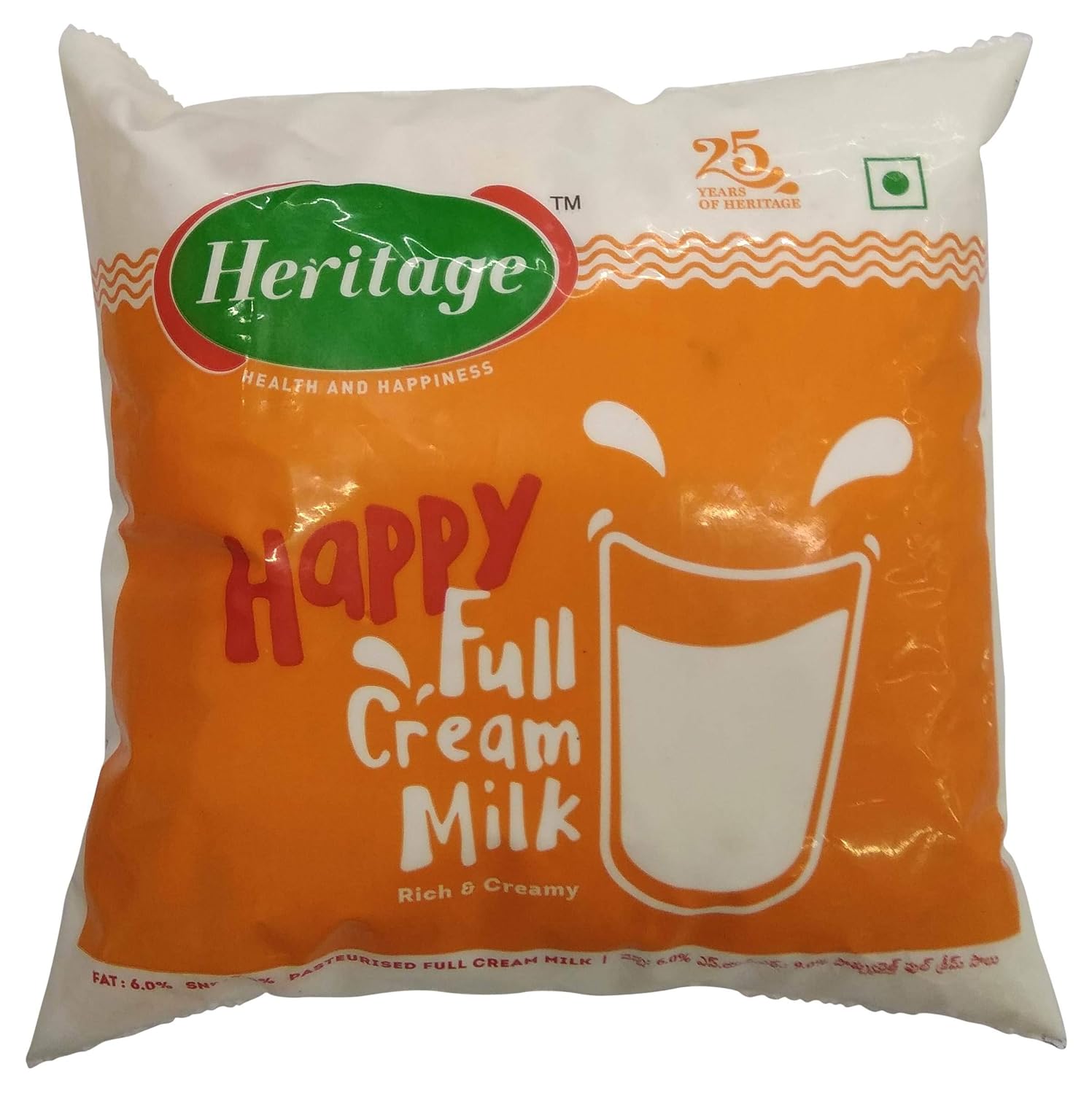 Heritage Full Cream Milk, 500ml Pouch Amazon.in Grocery & Gourmet Foods