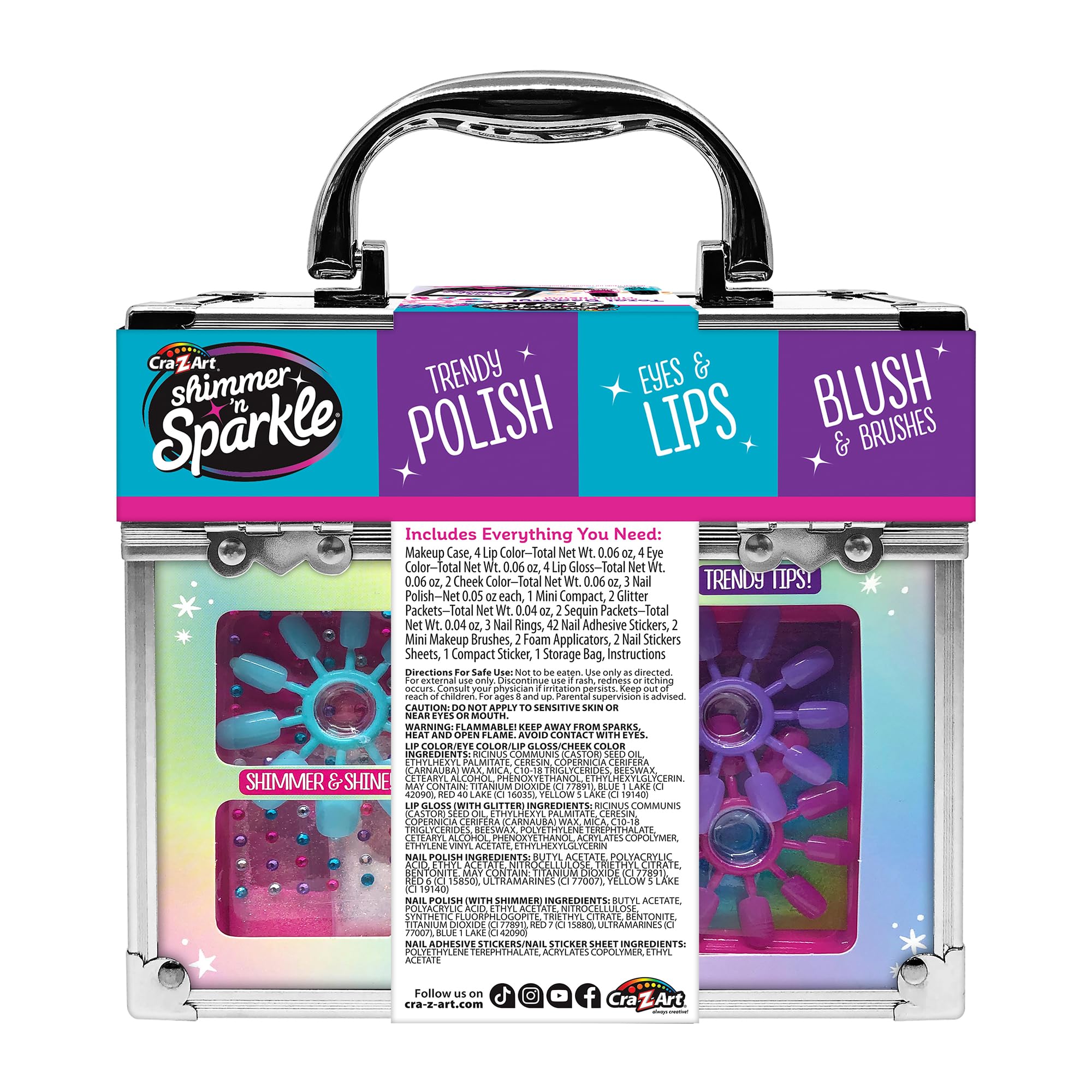 Shimmer 'n Sparkle Glam to Go Beauty Caddy