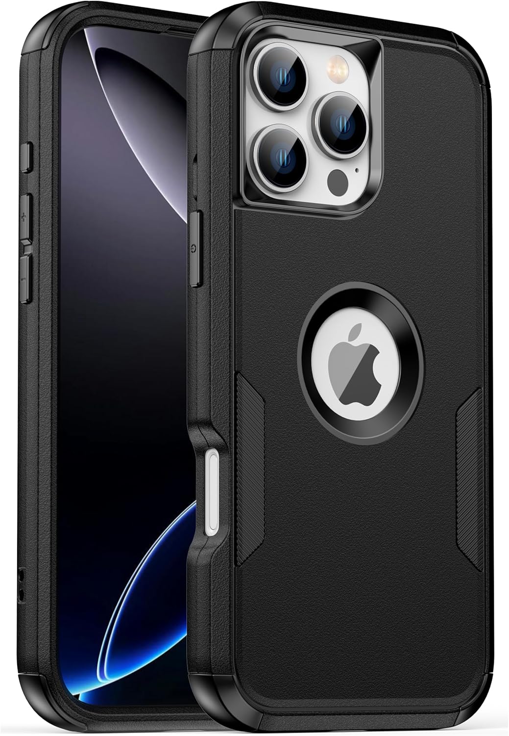 for iPhone 16 Case,2X Screen Protector,Heavy Duty Protection,Shockproof Air-Guard Corners,Rugged & Durable Phone Case for iPhone 16 Case,Red