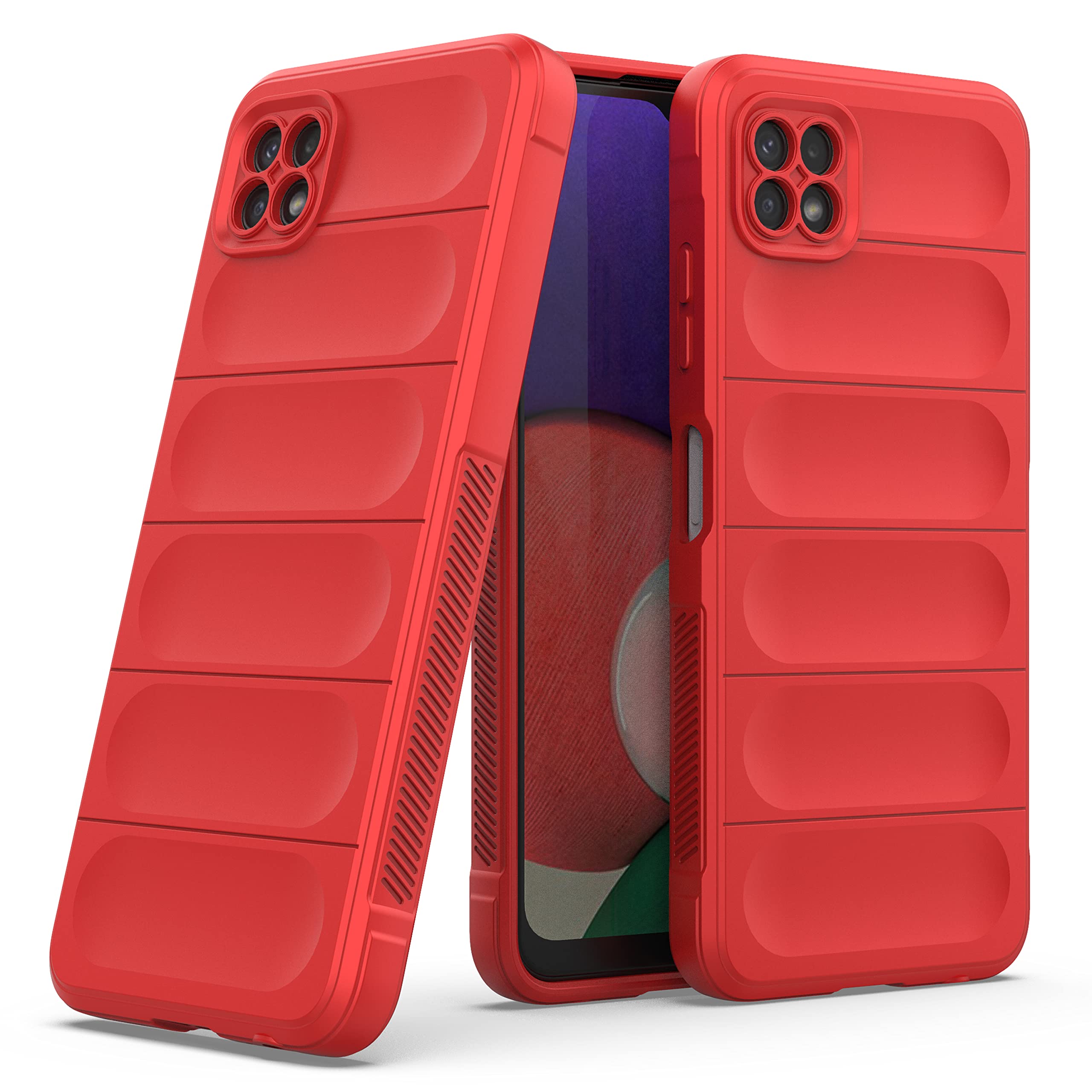 Amazon Brand - Solimo Silicone Back Case Cover for Samsung Galaxy A22 5G / Samsung Galaxy F42 5G | Compatible for Samsung Galaxy A22 5G / Samsung Galaxy F42 5G Back Case Cover | Matte Soft Case | Red (B0BXWX83DK) Amazon Price History, Amazon Price Tracker