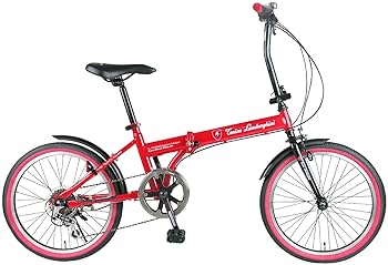 ★直接取引値引可★折りたたみ自転車   20インチ  ランボルギーニ レッド ミリタリーショップ レプマート / 【直送 代引き不可】 トニーノ