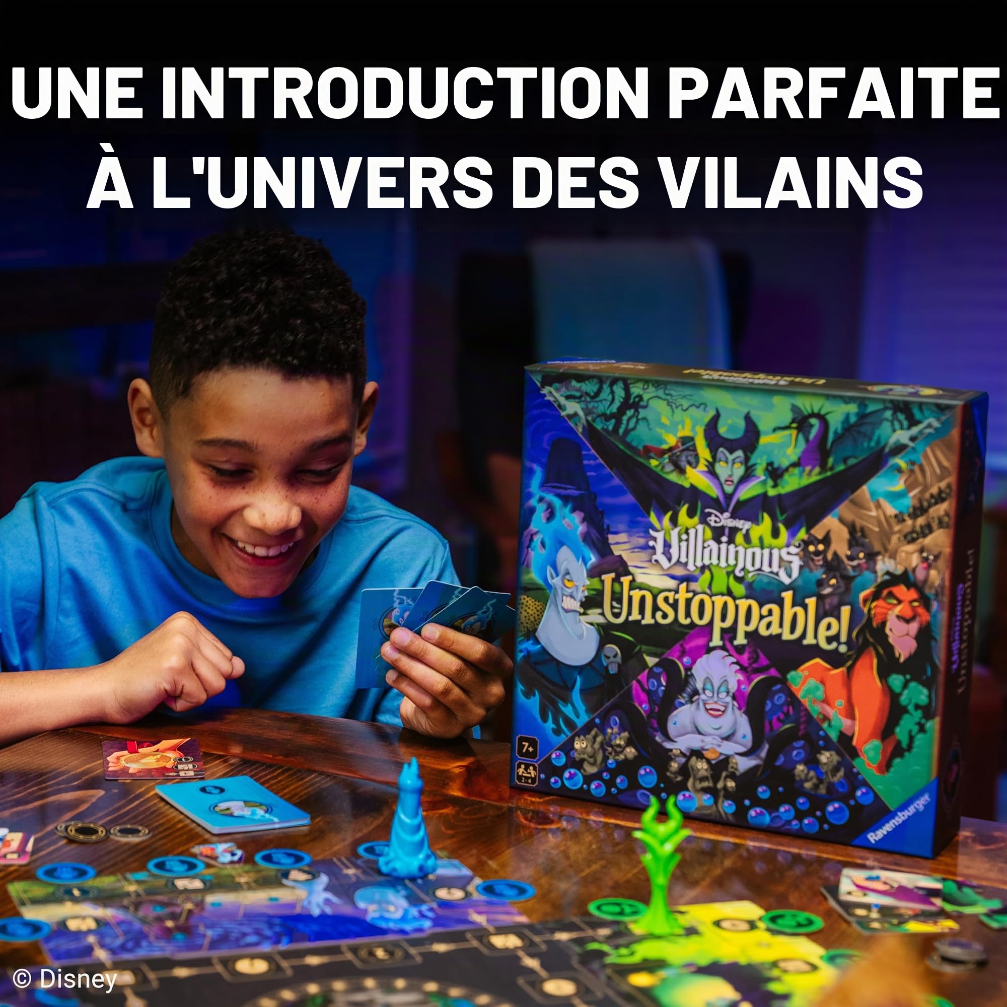 Ravensburger Disney Villainous Game - Unstoppable Strategy Family Board Games for Adults & Kids Age 7 Years Up - 2 à 4 joueurs