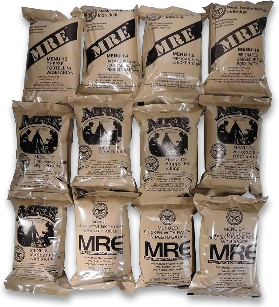 Amazon.co.jp: MREs (Meals Ready-to-Eat) Box B, Genuine U.S.