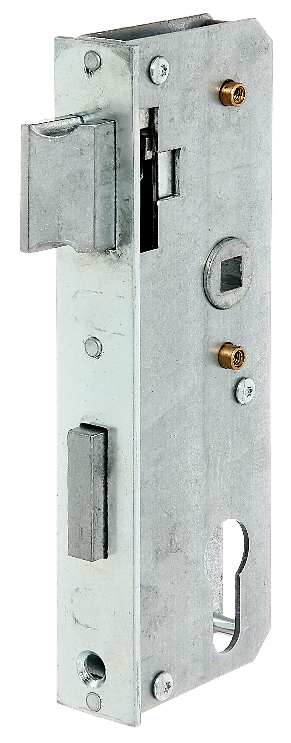 Alberts 413378 Ersatzschloss | verzinkt | für Schlosskasten 30 mm | Dornmaß 40 mm