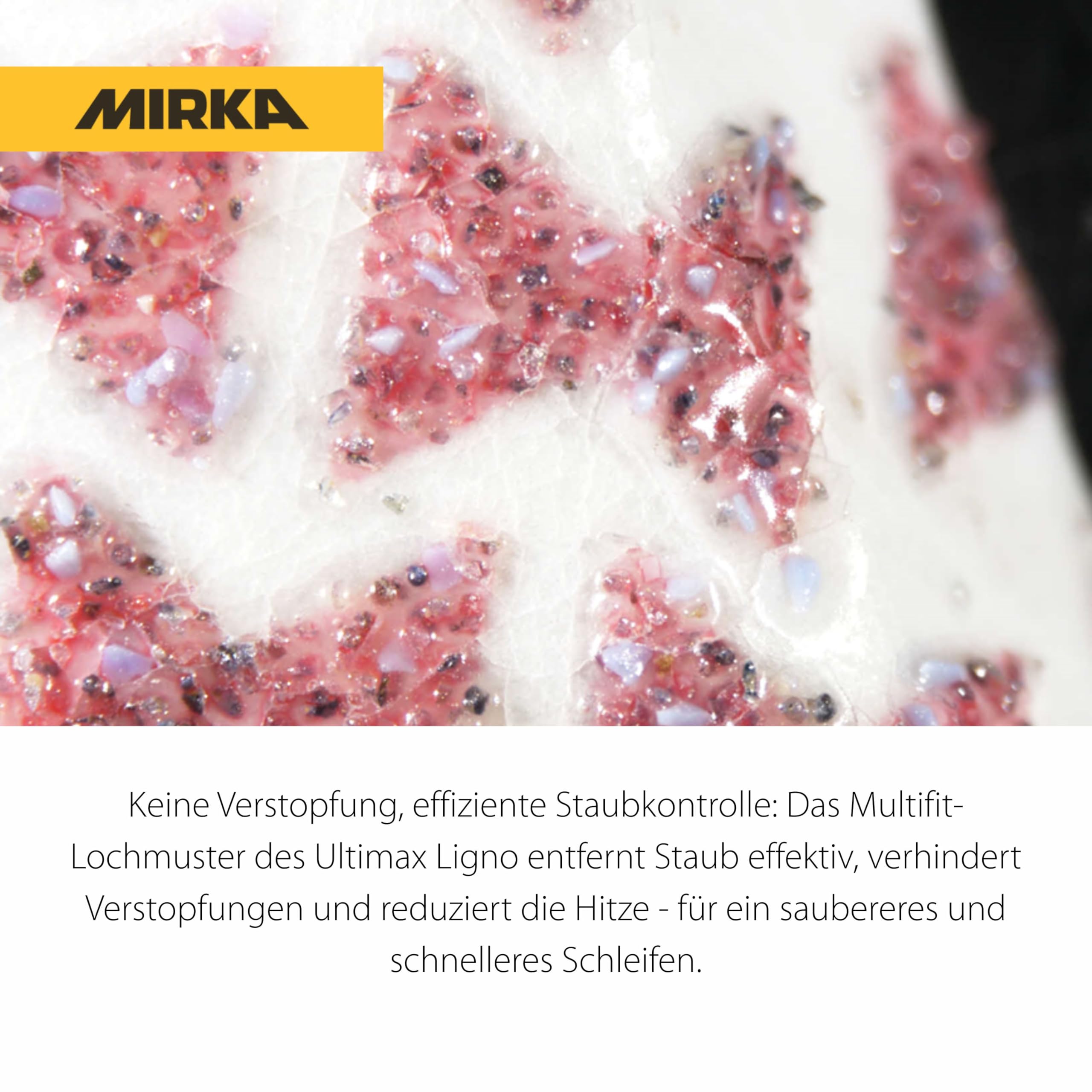 Mirka Ultimax Ligno discos de lija Ø 150mm cierre adhesivo Multifit grano 120 100 piezas