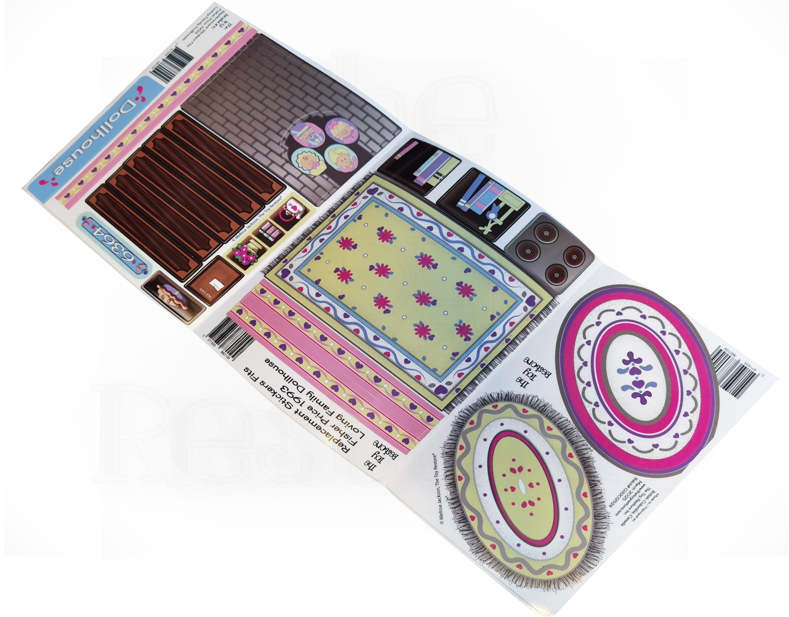 Amazon.com: Toy Restore Replacement Stickers Fits Loving Family