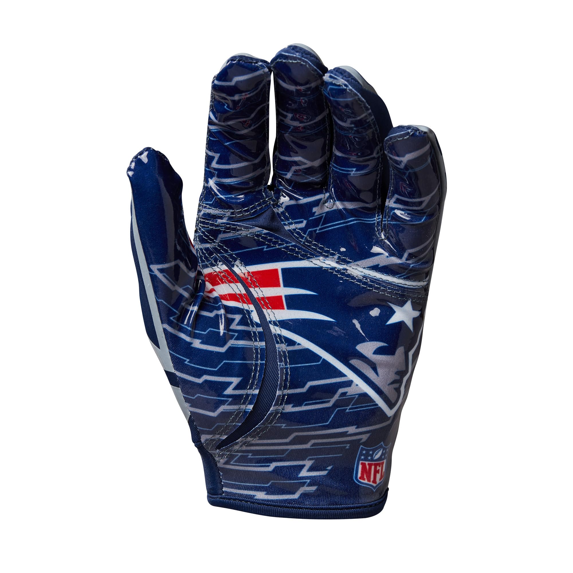 Wilson Gloves NFL Team SUPER Grip, One Size für All for Teenagers, Silicone/Stretch