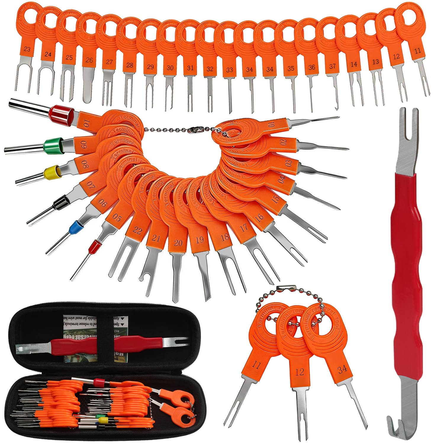 Automotive Electrical Terminal Removal Tool Kit Pro