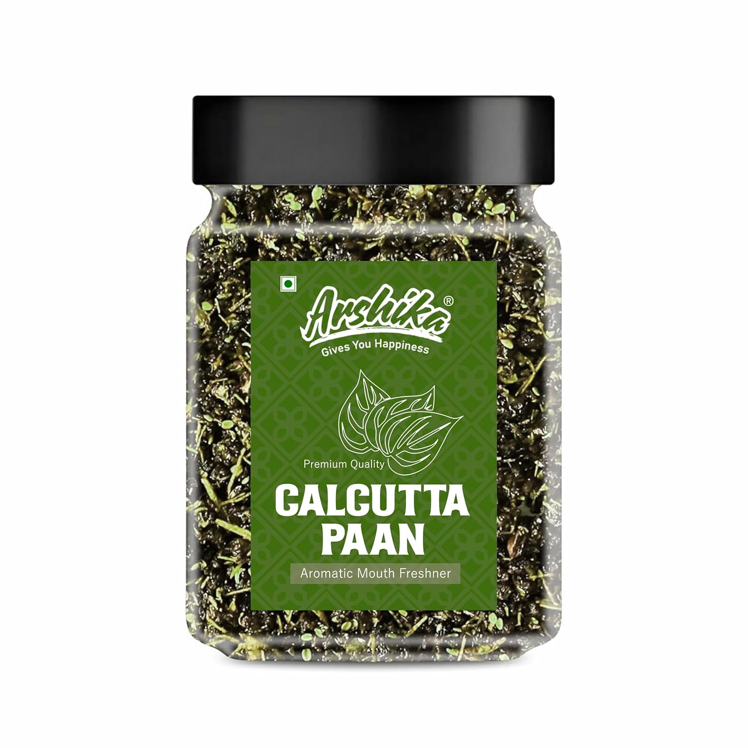 Arshika 100% Orginic Calcutta Meetha Paan Mukhwas, [Mouth Freshener, Digestive, After-Meal Snack] [Jar Pack], (350g)
