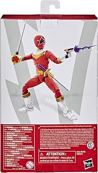 Power Rangers Lightning Collection Zeo Red Ranger 6-Inch Premium Collectible Action Figure Toy with Accessories